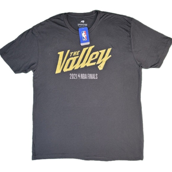 NWT Phoenix Suns Shirt XL Black 2021 NBA Finals The Valley - Picture 1 of 6